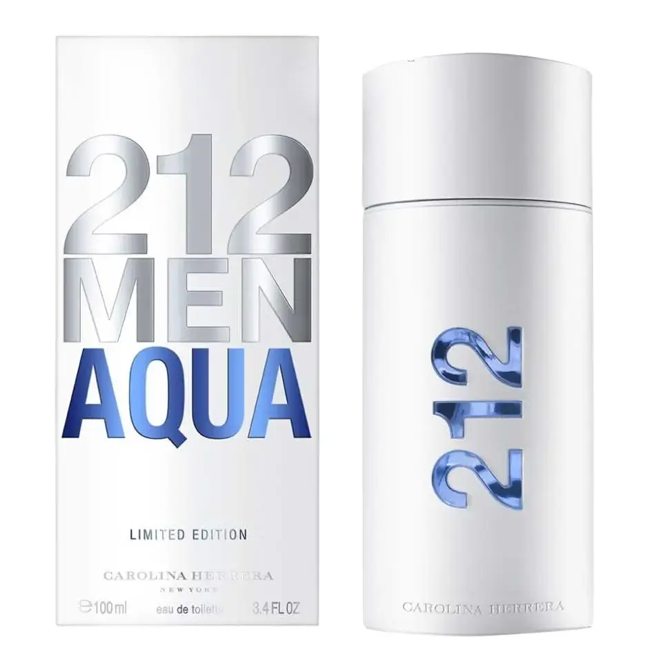 عطر Carolina Herrera 212 Men Aqua Limited Edition EDT 100 مل للرجال